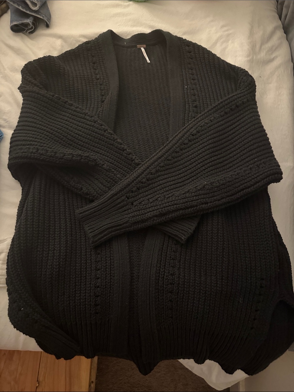 Free People Nightingale Cardi - Black